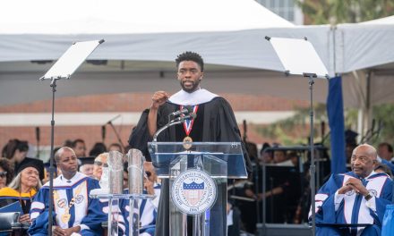 Chadwick Boseman Celebrates the Class of 2018 at Howard University Commencement