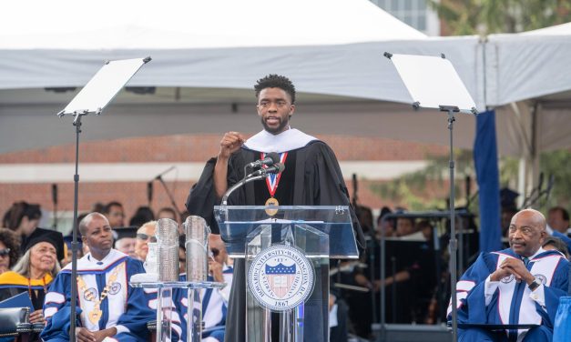 Chadwick Boseman Celebrates the Class of 2018 at Howard University Commencement