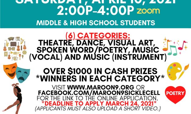 Maroon 9 Community Outreach Organization to host inaugural Virtual Fine Arts Competition