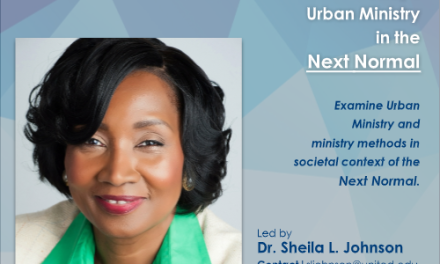 Dr. Sheila Johnson and United Theological Seminary offering new focus for post-pandemic church leadership