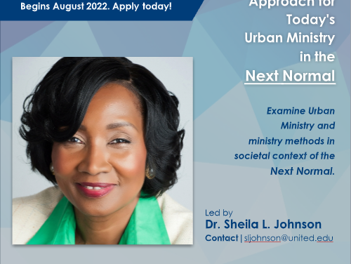 Dr. Sheila Johnson and United Theological Seminary offering new focus for post-pandemic church leadership