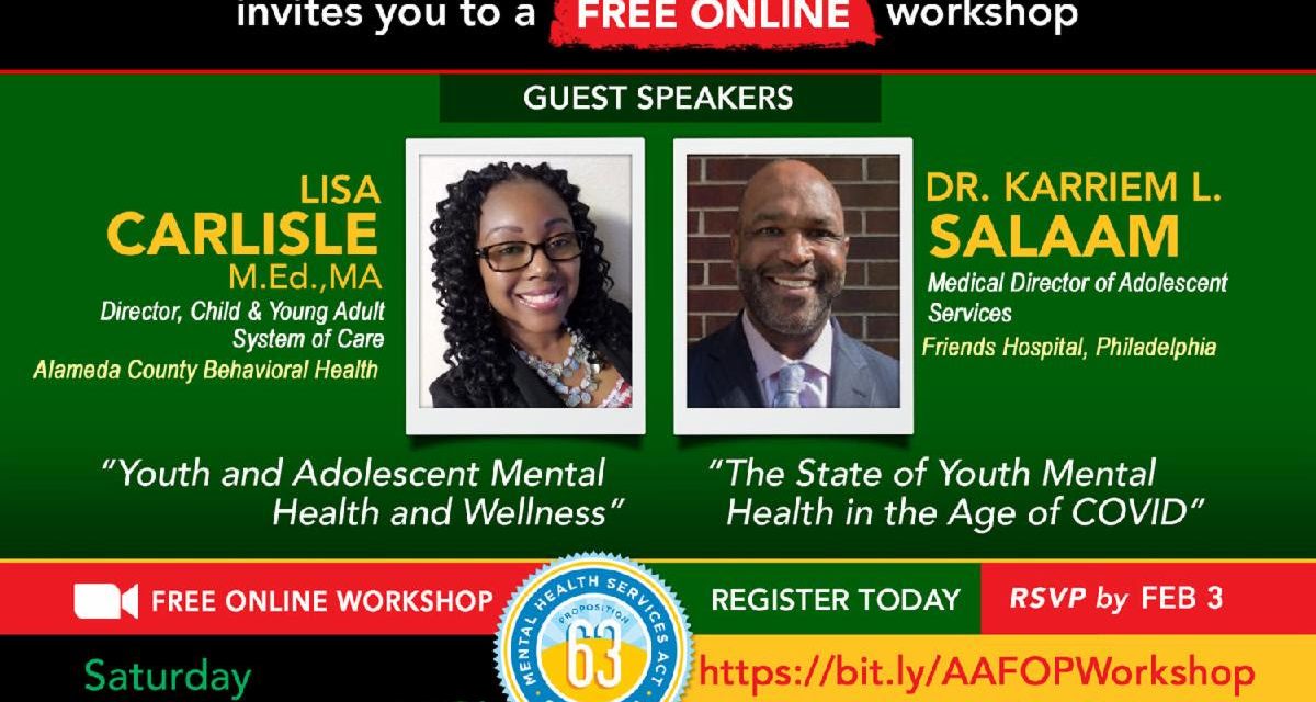 The African American Family Outreach Project Focuses on Mental Health This Month