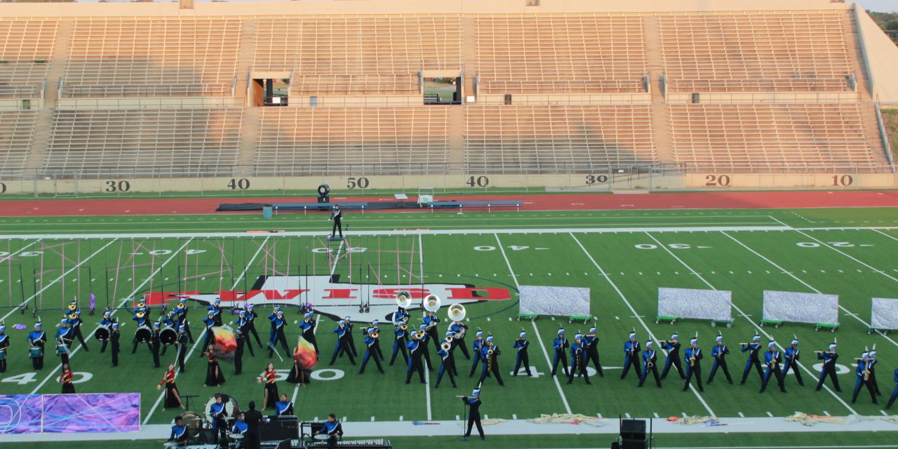 Shots from the FWISD Fall Marching Band Benchmark