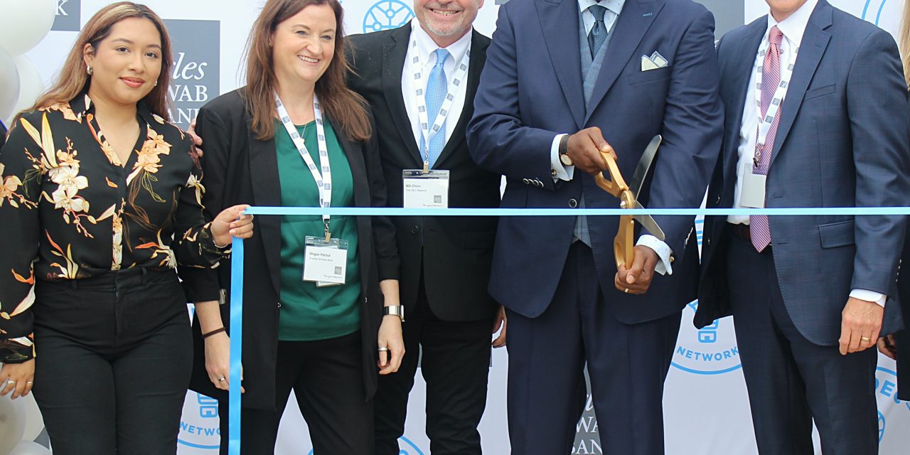 The DEC Network Unveils New Sign Announcing Naming Rights Partnership with Charles Schwab Bank