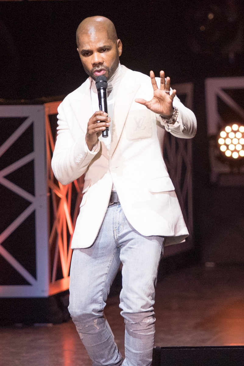 Kirk Franklin speaks