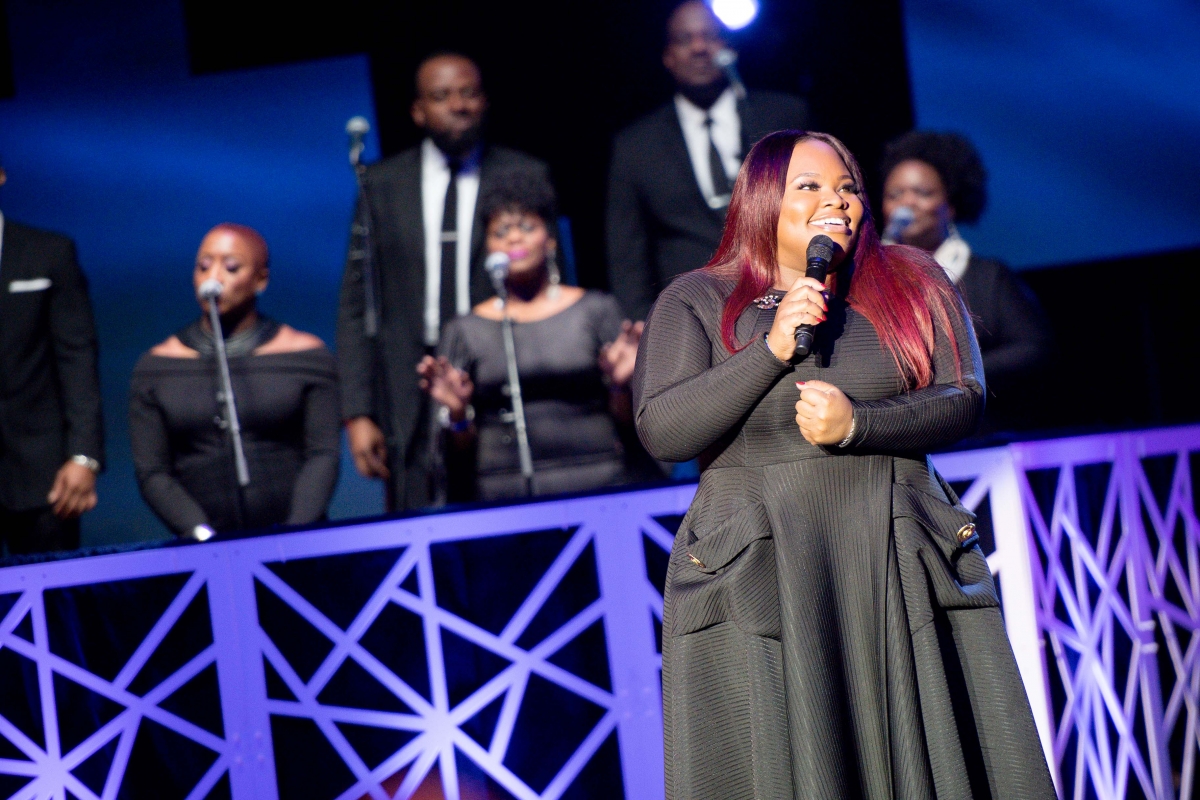 Tasha Cobbs performs 3