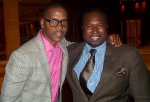 Fred with Donald Lawrence 