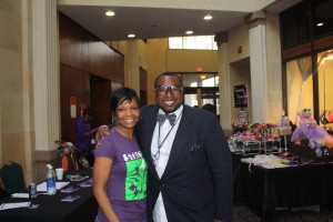 Fred with Stacy Johnson-Harrell 