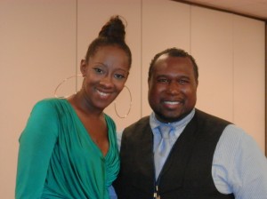 Fred with Le'Andria Johnson