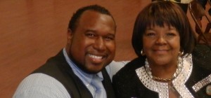 Fred with Pastor Shirley Caesar